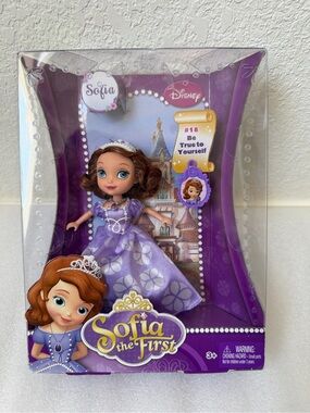 Disney Sofia the First Princess Sofia 5” Doll Mattel 2012 NRFB New in Box